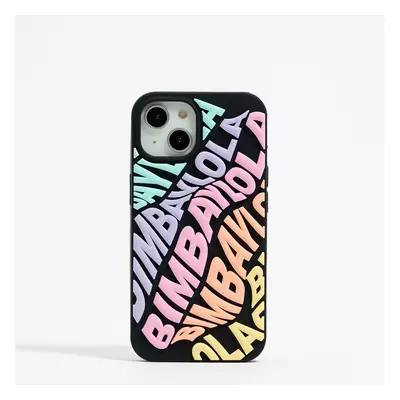 Coque iPhone 14 silicone logo multicolore