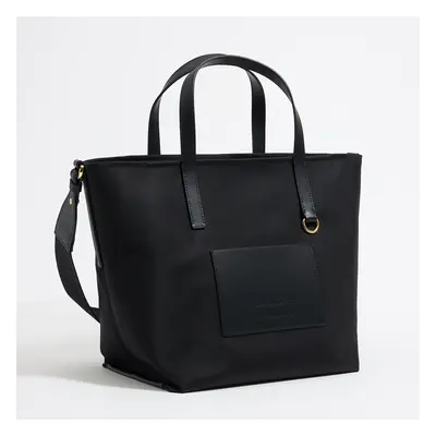 Sac bandoulière moyen nylon noir