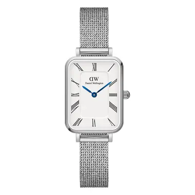 Daniel Wellington DW Montre Quadro Roman Numerals Sterling Silver