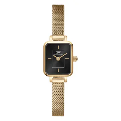 Daniel Wellington DW Montre Quadro Mini Evergold Onyx Gold