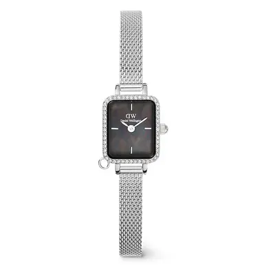 Daniel Wellington DW Montre Quadro Mini Crystal Zodiac Sterling Silver