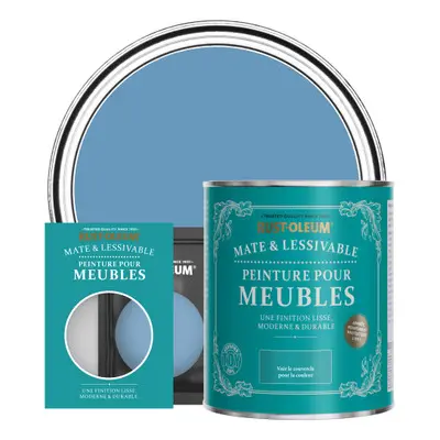 Peinture pour Meubles Mate & Lessivable - Bleuet