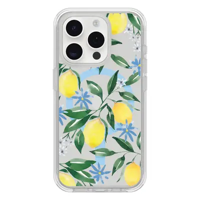 Coque iPhone 15 Pro | Vintage Vacation Series Limoncello