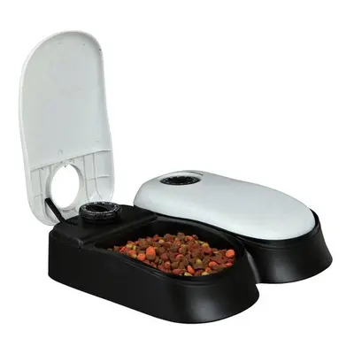 Distributeur automatique de croquettes 2 repas pour chien et chat