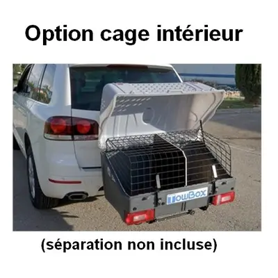 TowBox Dog - cage de transport pour chiens sur attelage.