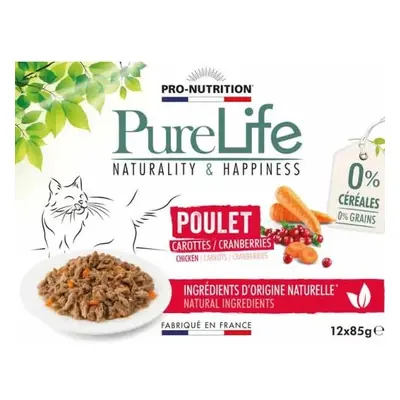 Pâtée Pure Life Wet Poulet pour chat