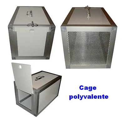 Cage de transport "CAPTURE" polyvalente Alu / PVC haute densité