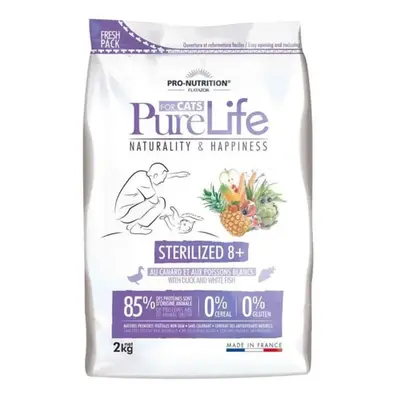 Pure life pour chats - Stérilisé 8+