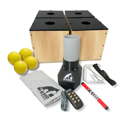 Kit 4 boites de détection BOIS + lanceur de balle BSD4