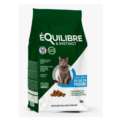 Equilibre et Instinct - Croquettes chat stérilisé poisson