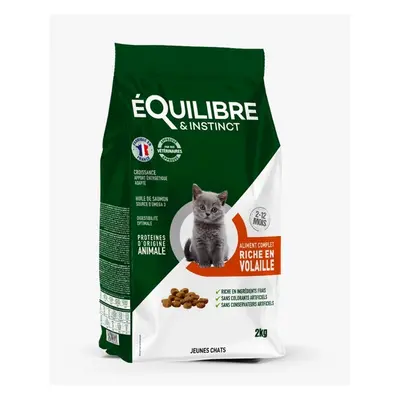 Equilibre et Instinct - Croquettes jeune chat volaille fraiche