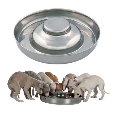 Plat à chiot en inox 37 cm