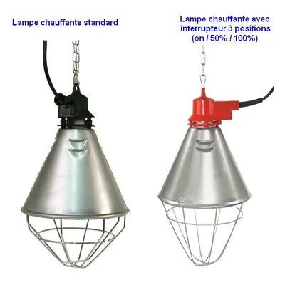 Lampe chauffante d'élevage chaton et chiot