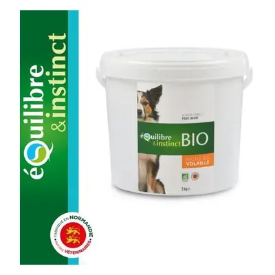 Croquettes BIO pour chien volaille - Equilibre & Instinct