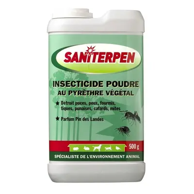 Insecticide poudre - Saniterpen pour chiens et chats