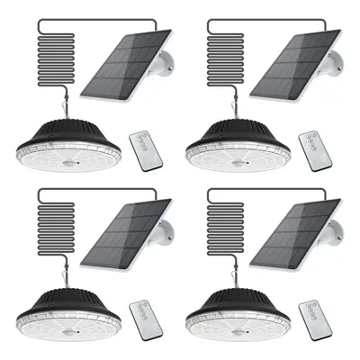 Lot de 4x Lampes solaires EZIlight® Solar roof