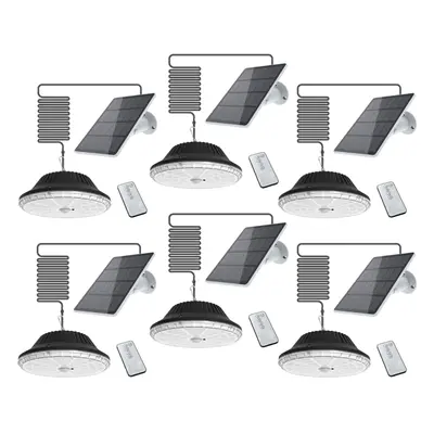 Lot de 6x Lampes solaires EZIlight® Solar roof