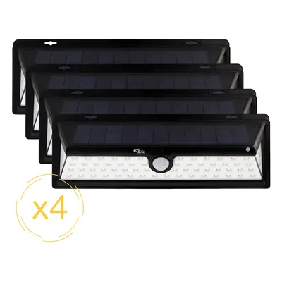 Lampe solaire LED murale EZIlight® Solar xl - Pack de 4 lampes