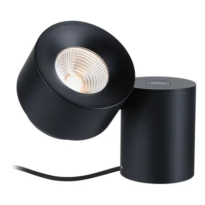 Lampe à poser led puric pane paulmann - 3w - 2700k - noir - dimmable