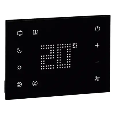 Commande tête de lit tactile thermostat, 5 scénarios et ne pas déranger pour gestion de la chamb