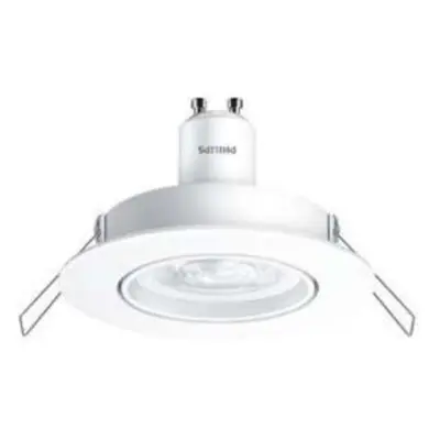 Kit led spot - philips - blanc led gu10 4,7-50w 4000k 36°