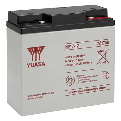 Yuasa np17-12ifr 12v 17ah batterie vrla d'usage général, boîtier fr selon ul94