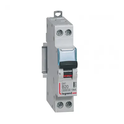 Dx³, disjoncteur modulaire phase + neutre magnétothermique à coupure pleinement apparente pour l