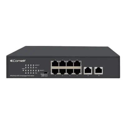 Switch, 8 ports poe + 2 uplink 10-100