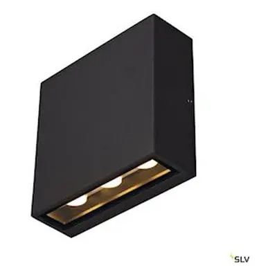 Big quad up/down, applique extérieure, anthracite, led, 8,2w, 3000k, ip54