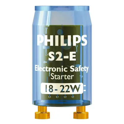 Starter s2e pour tubes fluorescent de 18-22w, tension 220-240v, de la marque philips