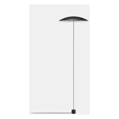 Lampadaire à led gu10 9 w noir, chrome