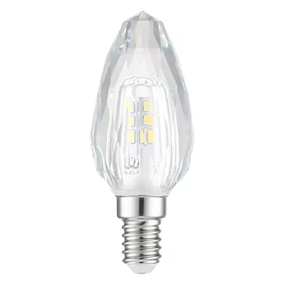 Ampoule c37 smd verre transparent e14 3,5w 4000k 300lm