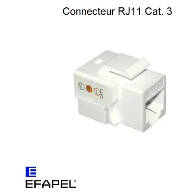 Efapel 21972 - connecteur rj11 catégorie 3