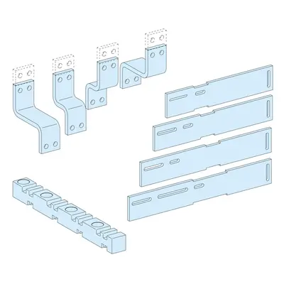 Prismaset p active - liaison aval fixe pour jeu de barre vertical mtz1 16/12 - 1250a - 4p - sect