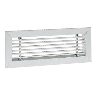 Galc 300x100 atlantic grille de soufflage montage plafond couleur blanche