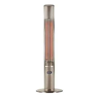 Colonne infrarouge, 2 lampes carbone 900/1800 w, ht 159,5 cm, cde à distance