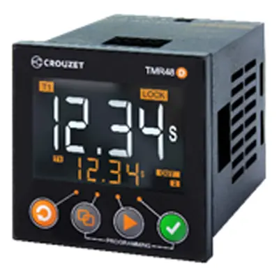 Crouzet syr-line digital timer tmr48d - multifunction f - 8 pins - 1x10a - 24...240Vac/dc