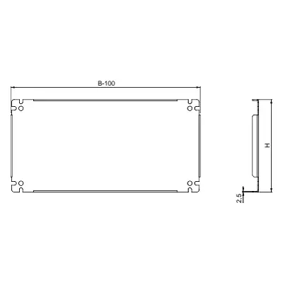 Spacial s3d - jeu de 4 barreaux crantés p400 pour coffret s3