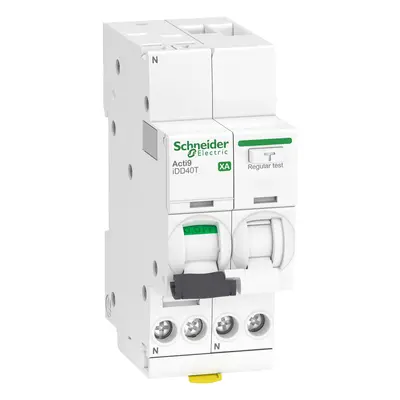 Acti9 idd40t xa - disjoncteur différentiel auto - 1p+n c 16a 4500a/6ka 300ma type ac nf conformé