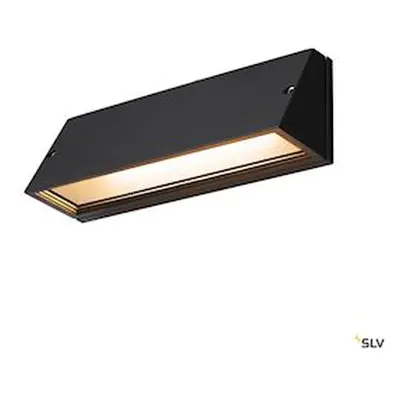 Pema, applique extérieure, noir, led, 16w, 3000k/4000k, ip65