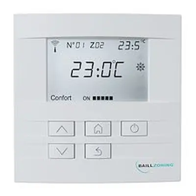 Thermostat radio pour régulation blanc - présent dans les pack et kit regul