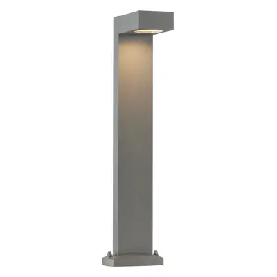 Lampadaire spot jardin - quadrasyl borne, sl 75, carré, gris argent, gx53, max. 11W