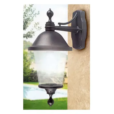 Applique murale extérieure ip44 ik02, noir, e27 70w max., Lampe non fournie