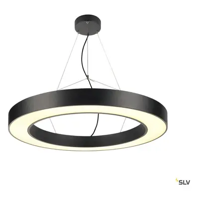 Medo ring 90, suspension intérieure, rond, noir, led, 54,9w, 3000k, variable 1-1