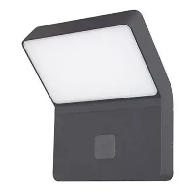 Applique murale luxi 175 sensor 9w 1300lm 4000k ip54 anthracite