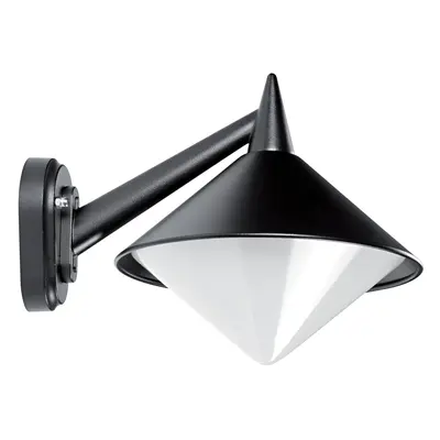 Applique murale extérieure ip43 ik08, noir, e27 75w max., Lampe non fournie