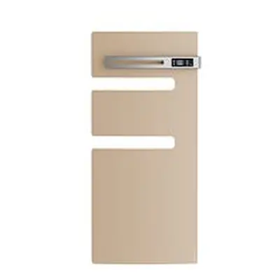 Radiateur sèche-serviettes connecté serenis mât droite 1500w beige