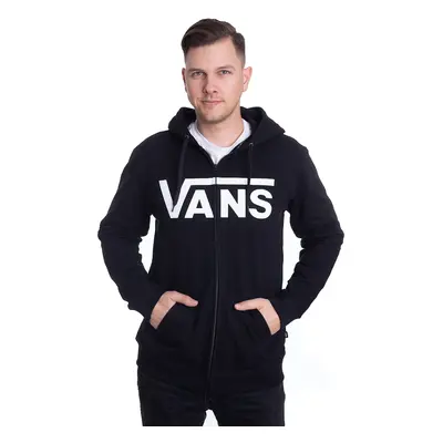 Vans - Vans Classic Zip Hoodie II Black/White - Sweat Zippé