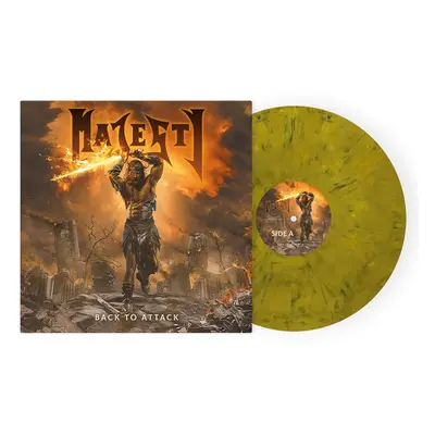 Majesty - Back To Attack Orange/White/Red/Black - Marbled Vinyl