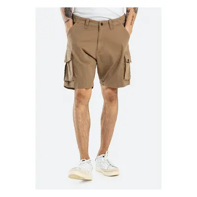 REELL - City Cargo Dark Sand - Shorts - beige - 98% coton, 2% élasthanne